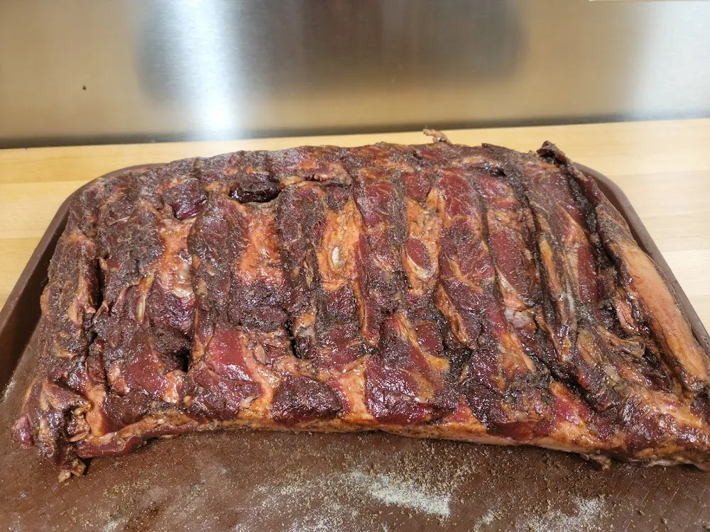Prime Rib Being Marinated